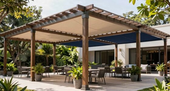 top heavy duty pergola canopies