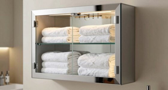 top hot towel warmer cabinets