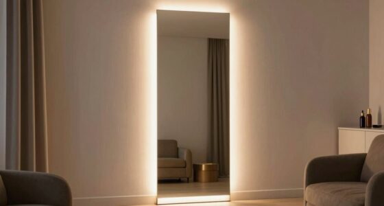 top illuminated full length mirrors