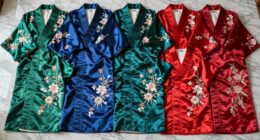 top long luxury kimono robes