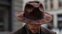 top men s suede fedora hats