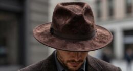 top men s suede fedora hats