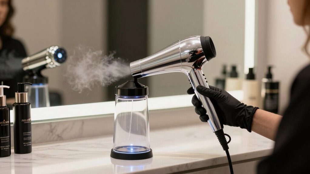 top micro mist hair steamer