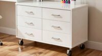 top nail salon storage cabinets