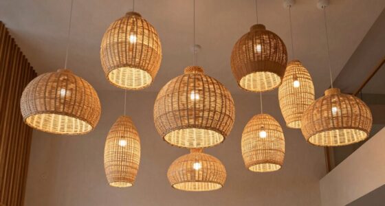 top rattan pendant lights