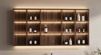 top salon cabinet lighting