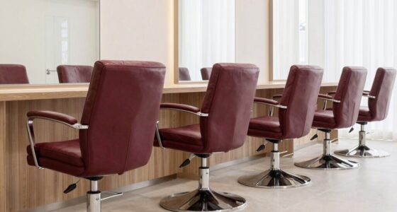 top salon front desk chairs