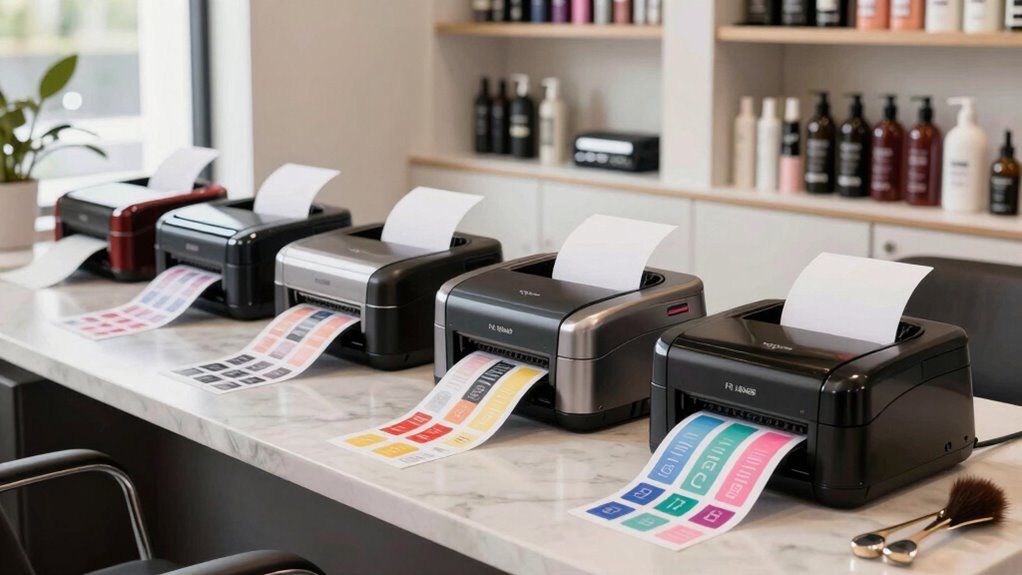 top salon label printer list