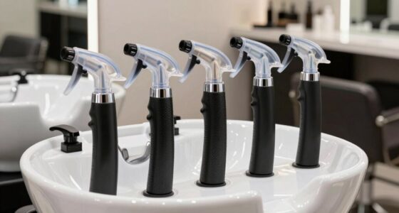 top shampoo bowl sprayers