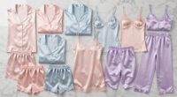 top silk pajama sets