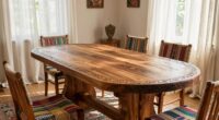 top solid wood boho dining tables