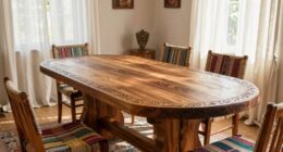 top solid wood boho dining tables