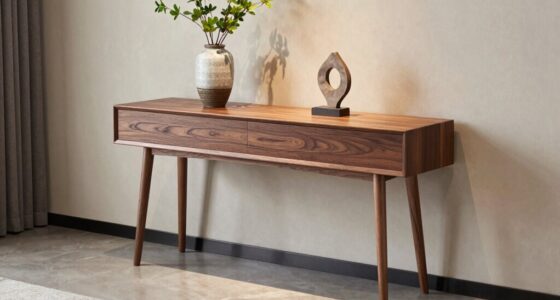 top solid wood console tables