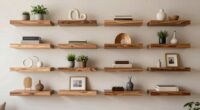 top solid wood floating shelves
