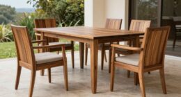 top solid wood patio sets