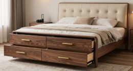 top storage bed frame options