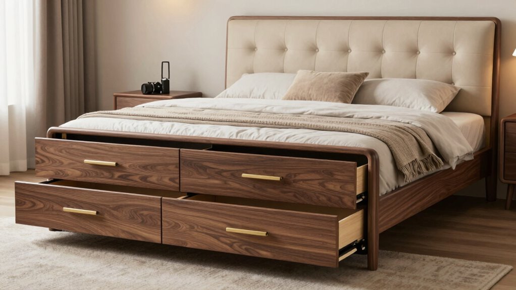 top storage bed frame options