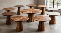 top wood pedestal dining tables