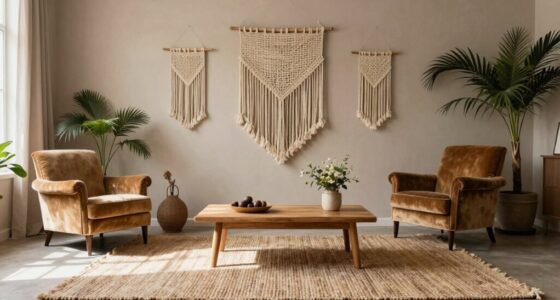 balanced airy boho design