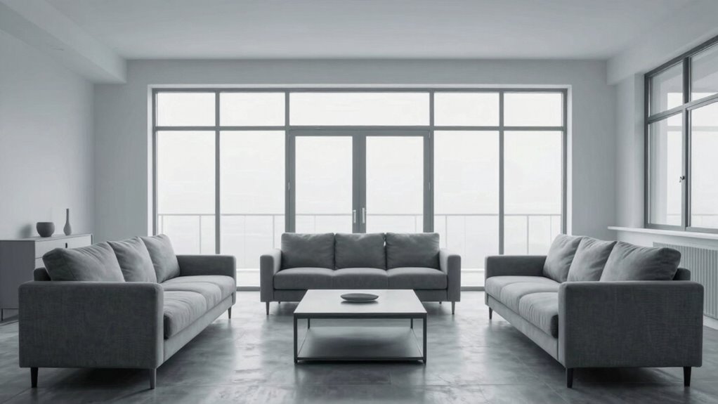 balanced color and furniture