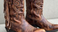 boot shape enhances boho style
