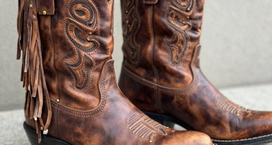 boot shape enhances boho style