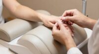 comfortable support during manicures