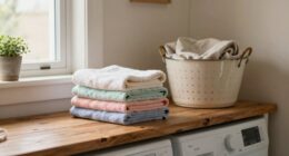 consistent laundry routine calm