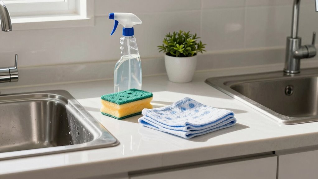 consistent small cleaning routines