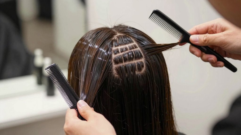 effective blow dry sectioning