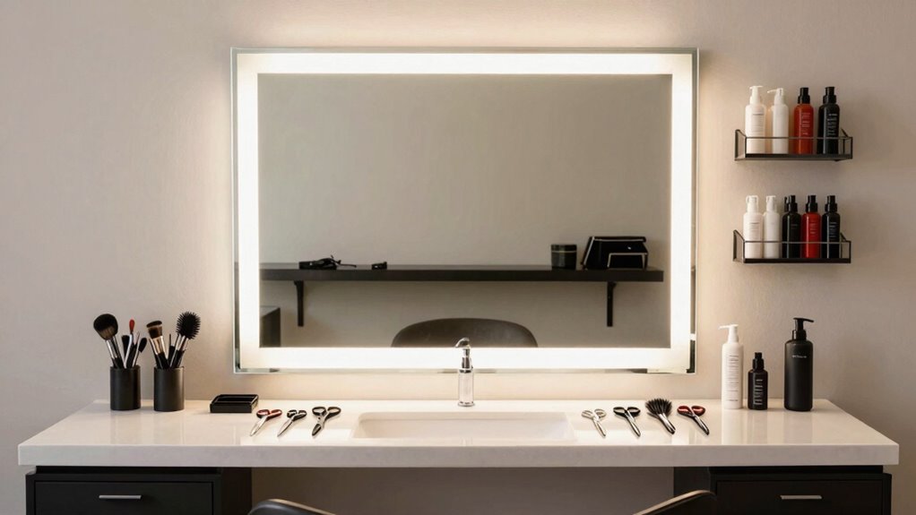 efficient ergonomic workspace organization