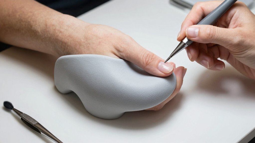 ergonomic durable nail support