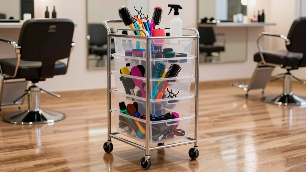 essential salon equipment storage