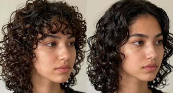 facial transformation with curl direction