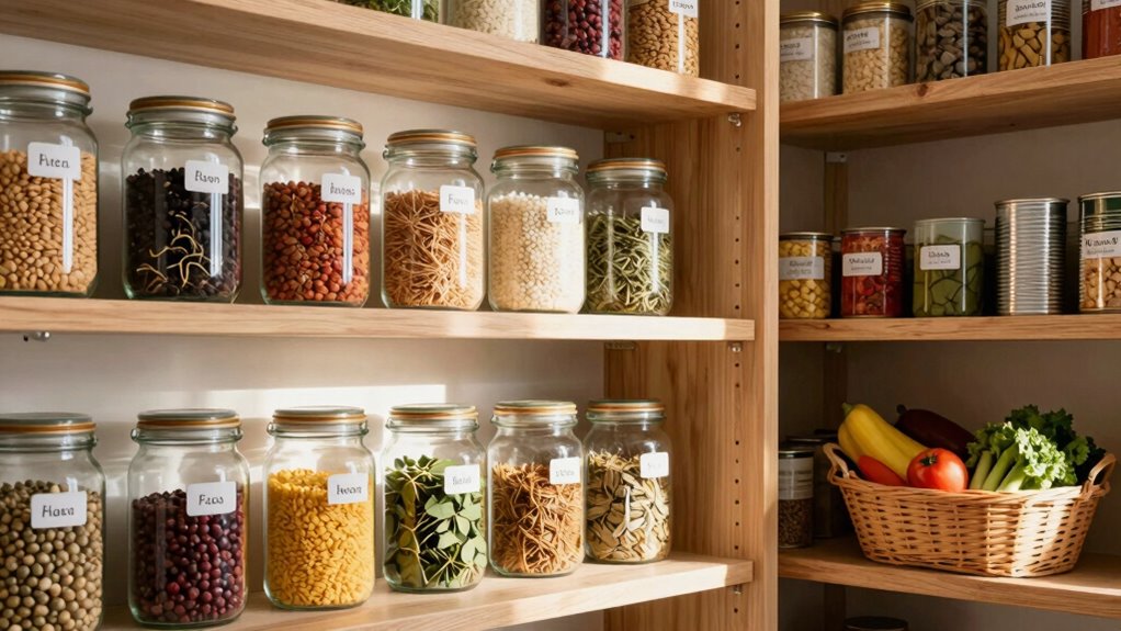 flexible organized pantry system