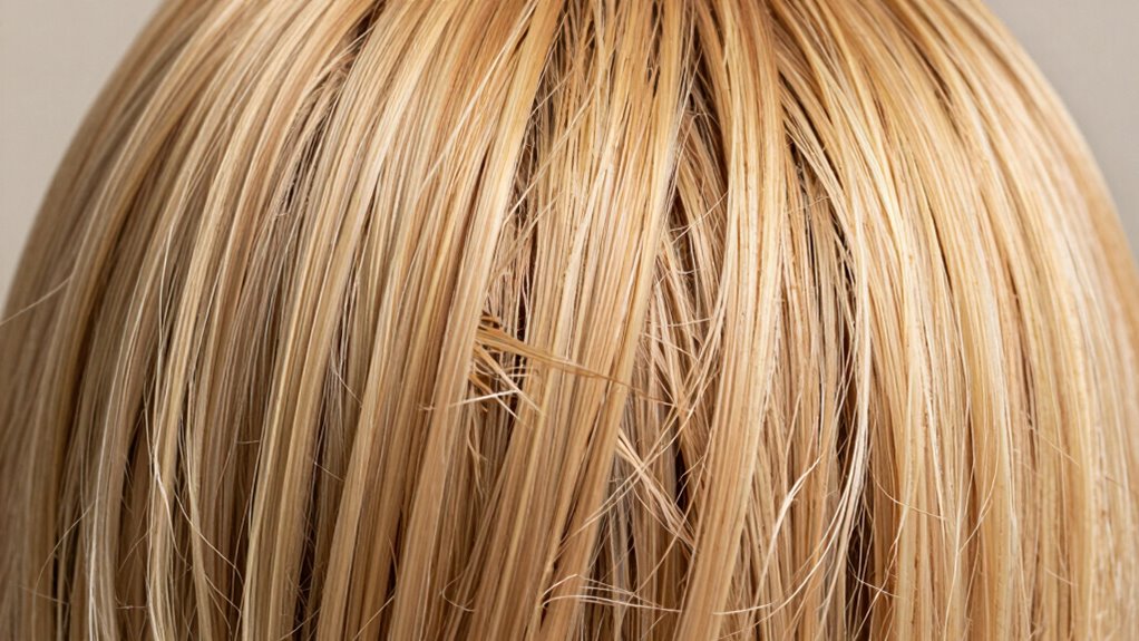 hair ends differ from roots