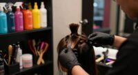 hidden hair styling work