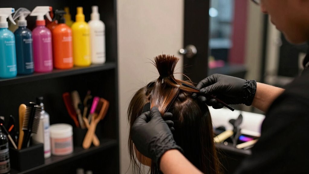 hidden hair styling work