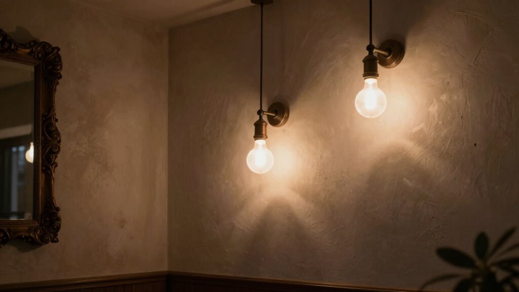 layered lighting creates balance