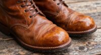 leather boots require extra care