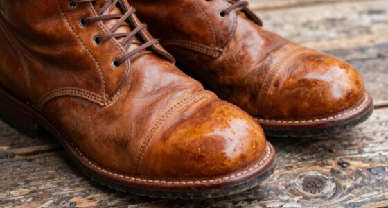leather boots require extra care