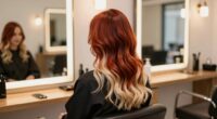 lighting enhances hair color