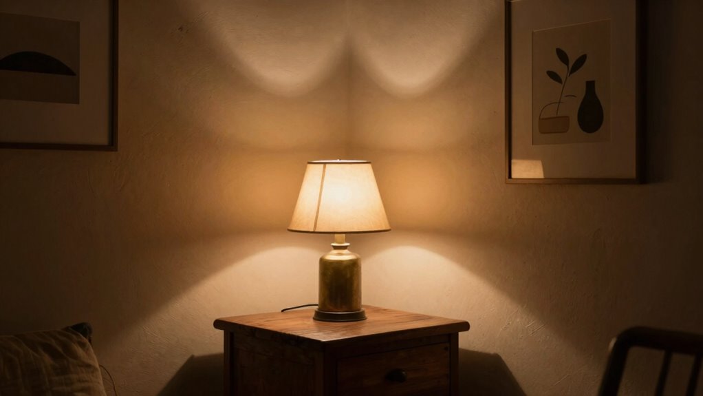 lighting position alters ambiance