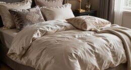 luxurious bedroom bedding texture