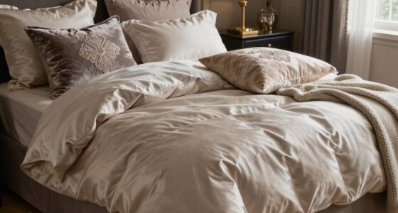 luxurious bedroom bedding texture
