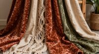 luxurious boho fabric selection
