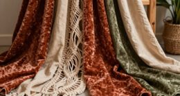 luxurious boho fabric selection