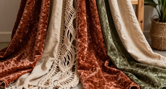 luxurious boho fabric selection