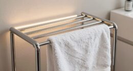luxurious towel warmer feature