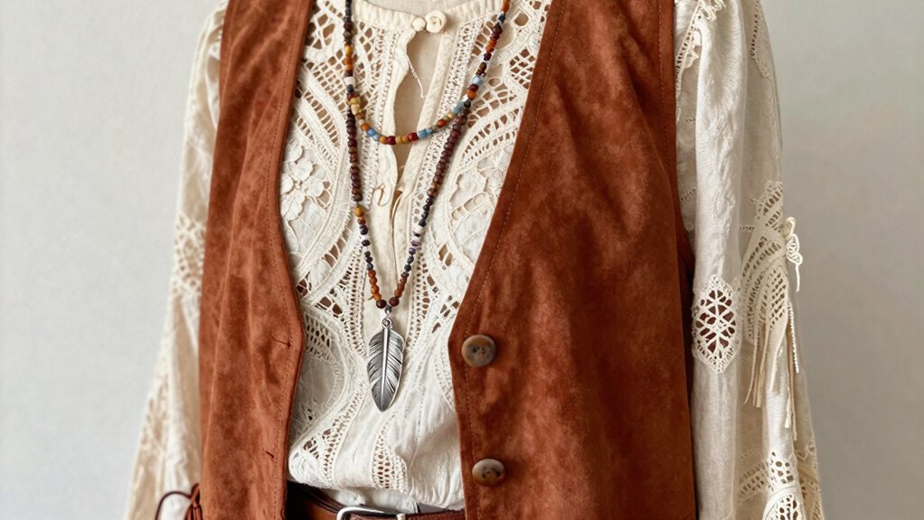 modern boho layering technique